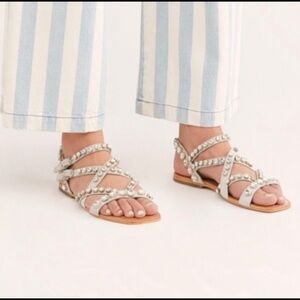 Jeffrey Campbell Calath Crystal JV Sandals